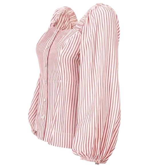 CAbi Carnival Top (Style 5890) - Red Stripe - Medium - Picture 14 of 16